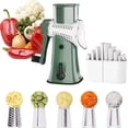 thumbnail image 3 of Wmool Râpe Alimentaire 5 en 1, Râpe à Main à Manivelle, Râpe Gourmet 5 en 1, Râpe Rotative à Légumes, 3 of 8