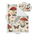 thumbnail image 5 of Mushroom and Butterfly Duvet Cover and Pillowcase Set for Single Bedding, Bedroom Accessories for Kids Teens, 5 of 5