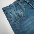 thumbnail image 2 of KIDSCOOL SPACE Baby Little Boys Girls Jeans,Ripped Soft Thin Denim Summer Pants, 2 of 5