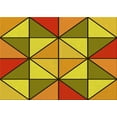 thumbnail image 1 of Ahgly Company Machine Washable Indoor Rectangle Transitional Mahogany Brown Area Rugs, 2' x 4', 1 of 7