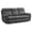 Gray, variant on Lexicon Clifton 84.5" Microfiber Double Reclining Sofa with Cup Holders in Gray