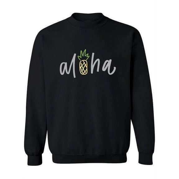 Aloha, Pineapple Sweatshirt Women -Image by Shutterstock, Female XX-Large