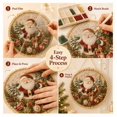 thumbnail image 7 of 2026 Holiday Pearl Art Hanging Wreath Kit | Luxury Flocked Canvas with Scratch-Resistant Non-Fading Pearl Beads DIY Handmade Seasonal Decor Christmas Santa Wonderland, 7 of 7