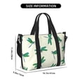thumbnail image 2 of Travel Duffle Bag Dragonfly Green Travel Tote Bags Carry on Luggage Waterproof Weekender Bags with Top Handle Adjustable Shoulde Strap for Travel Gym, 2 of 5