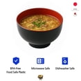thumbnail image 5 of 2044  Plastic Soup Bowl For Ramen Udon Pho Noodle Poke Cereal 23 Oz Microwave And Dishwasher Safe Made In, 5 of 5