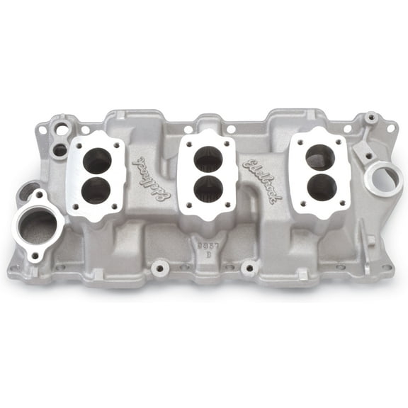Edelbrock 5419 C357-B Three-Deuce Intake Manifold