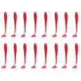 thumbnail image 2 of 16 Uds de señuelos de pesca de plástico blando Zulema cebos con cola en T rojo, 2 of 8