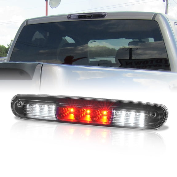 AJP Distributors Black Rear Roof LED 3RD Brake Light Cargo Tail Lamp Compatible/Replacement For Chevrolet Chevy Silverado GMC Sierra 1500 2500 3500 Hummer H3T 2007 2008 2009 2010 2011 2012 2013 2014