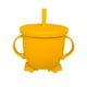 thumbnail image 1 of 2025 Vaso con pajita de silicona antiderrame para dos orejas, 1 unidad, vaso portátil con tapa y pajita para alimentos, a prueba de fugas, para viajes, picnics y uso diario, 1 of 3