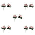 thumbnail image 1 of ZheElen Long-lasting Durability Easy To Clean Artificial Flower Arrangement For Wedding Decoration Realistic Appearance pink 5Set, 1 of 6