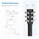 thumbnail image 3 of Clavijas De Afinación Para Guitarra Eléctrica O Acústica 6 pzs, plata, 3 of 5