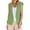 Green, variant on ZSQDM Ladies Waistcoats Uk Elegant Dressy Vest Tops for Office Wool Duster Coat Women Blending Coats A Loosecasual Cotton and Linen Vest with Pockets for Women in Autumn(Xs)