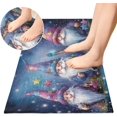 thumbnail image 4 of GZHJMY Christmas Gnomes Kitchen Mat Soft and Absorbent Bath Mats for Bathroom Non Slip Quick Dry Shaggy Bath Carpet Machine Wash for Kitchen Bathroom Shower Home Decor 39x20 in, 4 of 7