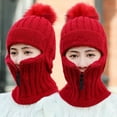 thumbnail image 3 of Thick Hat Dust-proof Zipper Women Winter Riding Hats for Festival, 3 of 7