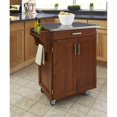 thumbnail image 3 of Homestyles Cuisine Cart Wood Kitchen Cart in Brown, 3 of 3