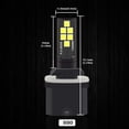 thumbnail image 3 of LAICAIW 2x 880 893 899 LED Fog Light Bulb Advanced 3030 SMD Bright Colorful Daytime Running DRL Lamp, Ice Blue, 3 of 7