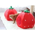 thumbnail image 4 of Pet Bed House YML Strawberry, juego de 2 unidades para perros o gatos pequeños, 4 of 7