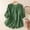 Green, variant on VOUZZA Womens Tees Loose Fit Embroidered Floral Vine Linen 3/4 Sleeve Blouse Ethnic Lightweight Summer Retro Pullover Casual Top Blouse