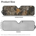 thumbnail image 7 of Uorisanigo Hunting Forest Windshield Sun Shade for Jeep Wrangler TJ JK JL & Gladiator JT 2/4 Door-Blocks UV Rays Sun Visor Protector,Car Sunshade Keep Your Vehicle Cool,Car Window Shade, 7 of 7