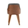 thumbnail image 5 of Porthos Home Hye Dining Chairs, Fabric Upholstery, Bentwood Legs (Set of 2), 5 of 6