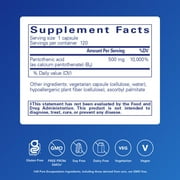 Pure Encapsulations Pantothenic Acid | Hypoallergenic Supplement Supports Cellular Energy Production, Adrenal and Cardiovascular Health* | 120 Capsules