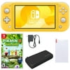 Nintendo Switch Lite in Yellow with Pikmin 3 Deluxe and Accessories