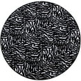 thumbnail image 1 of Animal Collection Custom Size Animal Print Area Rug for Living Room, Dining Room, Kitchen, Bedroom, Kids, Zebra Migrant Beauty - 7' Round, 1 of 1