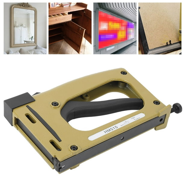 Pistola De Clavos Duradera De Alta Eficiencia Para La Producción De Muebles, Pistola Neumática De Aleación De Aluminio Segura De Usar, Para La Producción De Muebles Decoración ANGGREK Herramientas