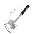 thumbnail image 3 of YAOMOBB Heat Channels Meat Tenderizer Stainless Steel Meat Tenderizer Hammer Tool Double Sided Tendon Breaker Efficient Kitchen Accessory for Tenderizing Beef, 3 of 5