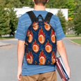 thumbnail image 4 of Disketp American Football and Fire Flames Mochila Escolar de 15 Pulgadas, Mochila Ligera para Estudiantes, Viajes y Trabajo, Cómoda y Resistente para el Uso Diario, 4 of 6