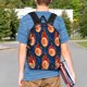thumbnail image 4 of Disketp American Football and Fire Flames Mochila Escolar de 15 Pulgadas, Mochila Ligera para Estudiantes, Viajes y Trabajo, Cómoda y Resistente para el Uso Diario, 4 of 6