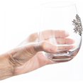 thumbnail image 2 of Abbott Collection Stemless Wine Glass with Jewelled Snowflake - Glass, 4.5" H (16oz), 2 of 2