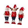 thumbnail image 3 of Muñeco de Papá Noel, figura navideña, regalo para amigos, adorno para festivales, decoraciones navideñas, muñeco de navideño para escritorio, 3 of 7