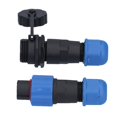 thumbnail image 4 of Conector De Cable De Aviación De 1 A Pin, Cobre Chapado En Oro Resistente Al Agua IP68 Para Equipos De Comunicación, 4 of 7