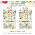 thumbnail image 6 of Baccessor Summer Welcome Floral House Flag 28x40 Inch Double Sided Summer Large Yard Flag Spring Outside Outdoor Seasonal Burlap Flowers Flags Home Patio Decoration, 6 of 10