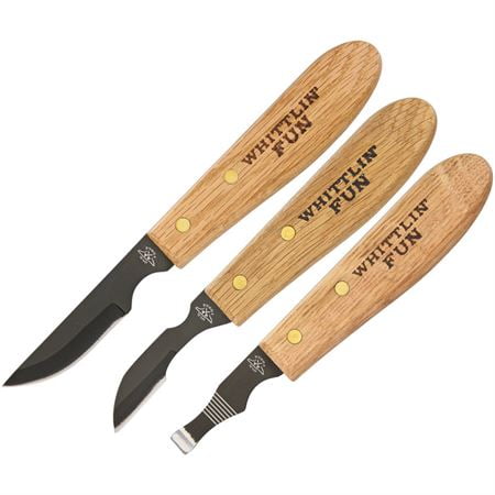 - Three Piece Wood Carving Set