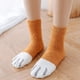 thumbnail image 3 of Calcetines hasta media pantorrilla de vellón coral de otoño e invierno para mujer, lindos calcetines con garra de gato, calcetines gruesos con forro polar para mujer, calcetines para dormir,, 3 of 4