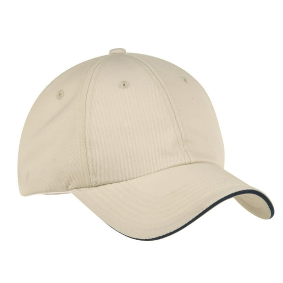 Port Authority Dry Zone Cap-One Size (Stone/ Classic Navy)