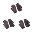 thumbnail image 1 of Qarigey Guantes de punto Invierno Mujer Hombre Calentamiento de manos Cubierta Ropa Accesorio Térmico Pantalla táctil Tejido Dedos completos Guante Type1 NO1 Qarigey CBP267248, 1 of 6