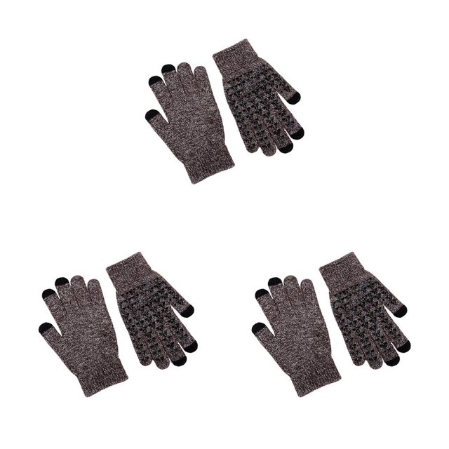 Qarigey Guantes de punto Invierno Mujer Hombre Calentamiento de manos Cubierta Ropa Accesorio Térmico Pantalla táctil Tejido Dedos completos Guante Type1 NO1 Qarigey CBP267248