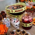 thumbnail image 6 of Halloween Decorative Barrier Tape,Glow In Dark Ghost Warning Strip with Flexible Cuttable Texture,Long Halloween Prop for Yard Escape Room Classroom Party Scene Layout(Green), 6 of 7