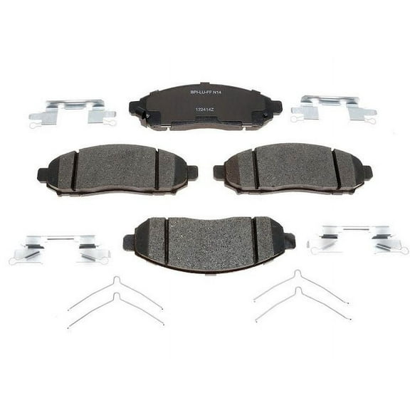 Front Brake Pad Set - Compatible with 2005 - 2023 Nissan Frontier 2006 2007 2008 2009 2010 2011 2012 2013 2014 2015 2016 2017 2018 2019 2020 2021 2022