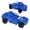 Blue, variant on TimMee Recon Patrol Armored Cars - Blue Plastic Army Men Scout Vehicles
