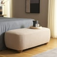 thumbnail image 2 of Safavieh Whitley Wood Rectangular Ottoman With Wood Legs in Tan / Brown, 2 of 9