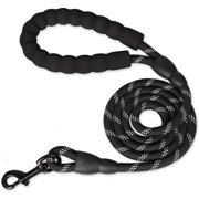 150/200/300cm Strong Dog Leash Pet Leashes Reflective Leash for Big Small Medium Large Dog Leash Drag Pull Tow (Color : Black, Size : 0.8cm 200cm)