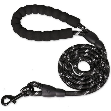 150/200/300cm Strong Dog Leash Pet Leashes Reflective Leash for Big Small Medium Large Dog Leash Drag Pull Tow (Color : Black, Size : 0.8cm 150cm)