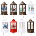 thumbnail image 2 of Matsuzay Linterna navideña Vintage para exteriores, luz de vela, colgante, Ángel, Papá Noel, linterna de alce, decoraciones navideñas para el Kits de decoración para fiestas No.05 Matsuzay HA008322-05, 2 of 6