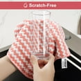 thumbnail image 6 of JOYMOOP Microfiber Cleaning Cloths – 18 Pack, 10" x 10", Pink, 6 of 10