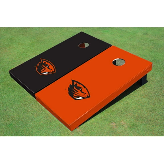Oregon State University Alternating Solid Cornhole Boards