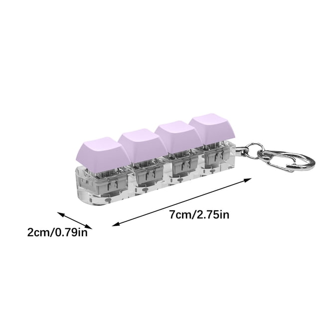 Outdoor Led Lights 4 Button Fidget Small Tool Fun Click Button Keyboard Fidget Button with Sound and Light Led Pressure Toy - Mechanical Keyboard Pressure Relief Toy
